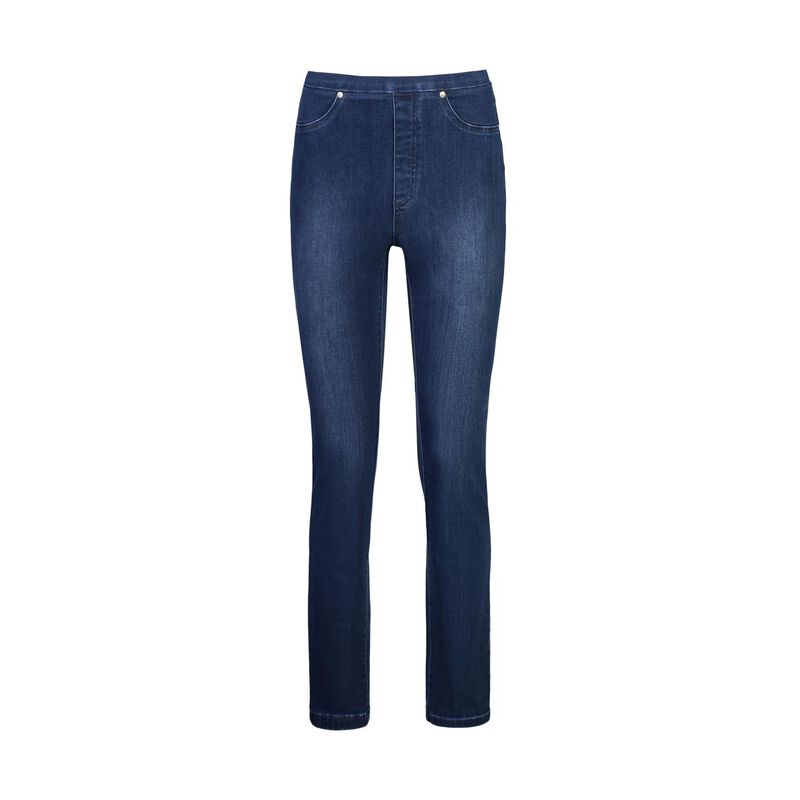 Vassalli Slim Leg Pull On In Denim image number 2